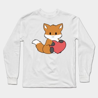 Fox Heart Long Sleeve T-Shirt